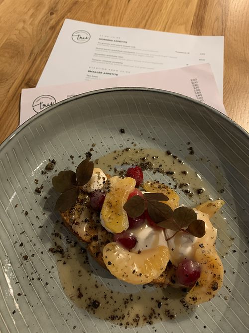 Vegan carrot cake !  at Tru Kitchen in Tallinn