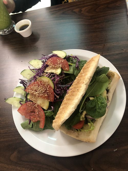 Mushroom Panini Sandwich  at Cien 100% Naturalisimo in Berwyn