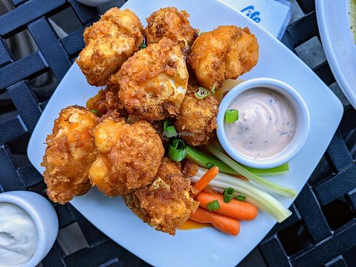 cauliflower wings at Life on Mars in Seattle