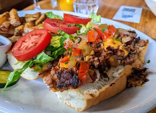 Chop cheese at Life on Mars in Seattle