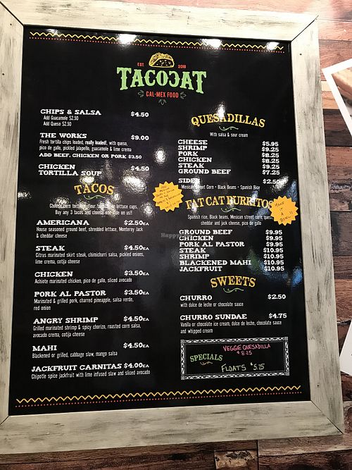 CLOSED TacocaT Linwood New Jersey Restaurant HappyCow