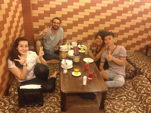 Floor seating upstairs at Sen Vegan House in Ho Chi Minh City