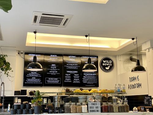 inside at Wild Bowls in Zurich