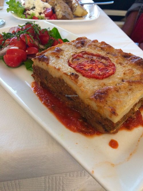 moussaka at Costanita Restaurant in Crete