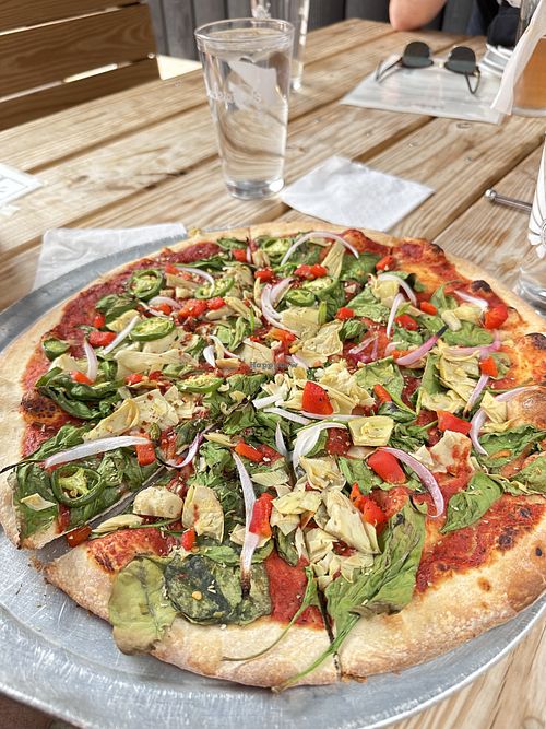 Vegan Pizza  at Jackie O's in Athens