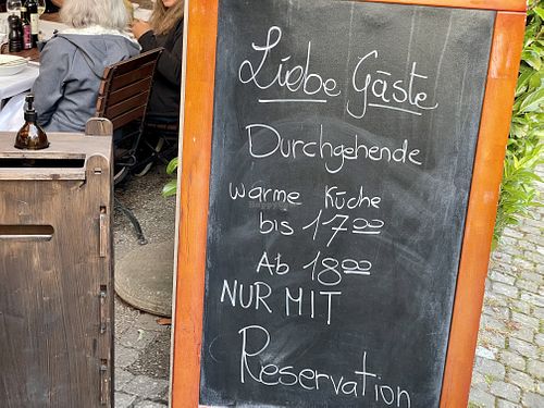 sign at Cantinetta in Solothurn