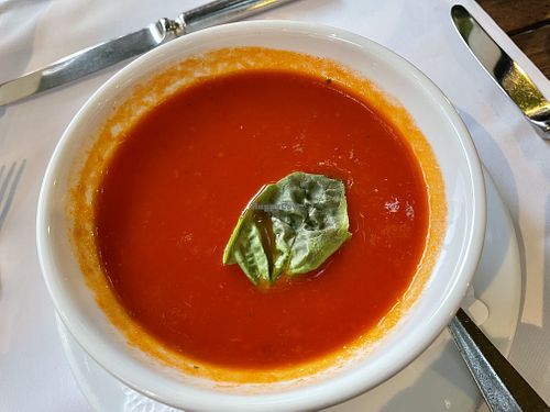 tomato soup at Cantinetta in Solothurn