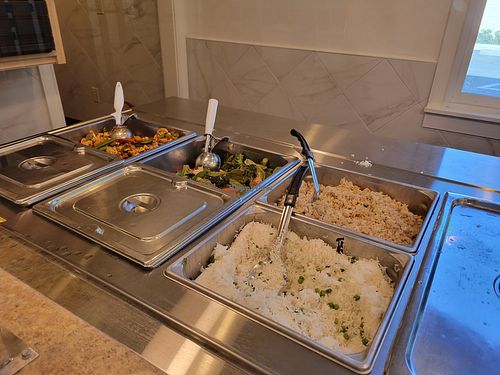 Food at Govinda's in Los Angeles