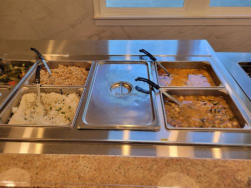 Food at Govinda's in Los Angeles