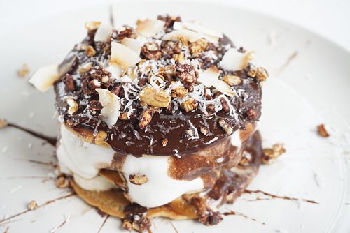 Flippin amazing pancakes at Eat.Co in Ubud