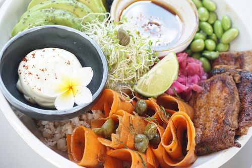 Sea-cret garden bowl at Eat.Co in Ubud