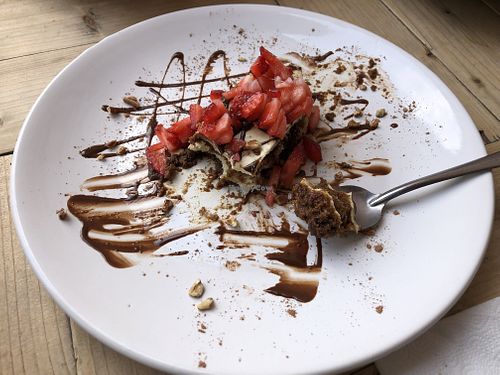 Tiramisu. Fabulous ! at Vegan Town in Ajijic