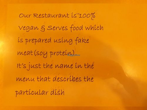 Don't be put off by 'meat' in dishes at Vegan Center Cafe in Vientiane