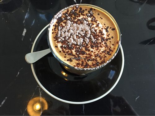 Soy mocha at Wollemi in Canberra