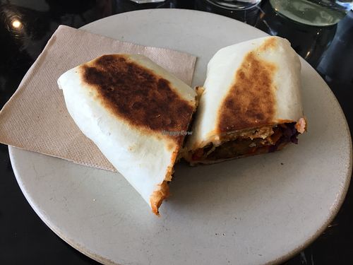 Felafel wrap at Wollemi in Canberra