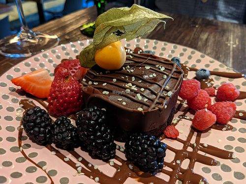 Chocolate Cake at Don Vegan in Quebec