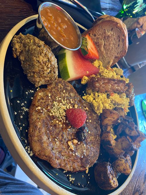 Assiette DON.
A little bit of everything from the brunch menu. at Don Vegan in Quebec