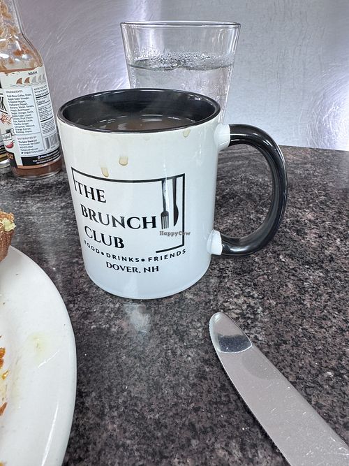 Hot or iced coffee. They have oat milk!  at The Brunch Club in Glasgow