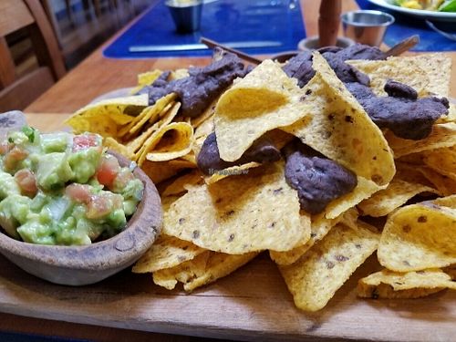 nachos without cheese at Ecole in Pucon
