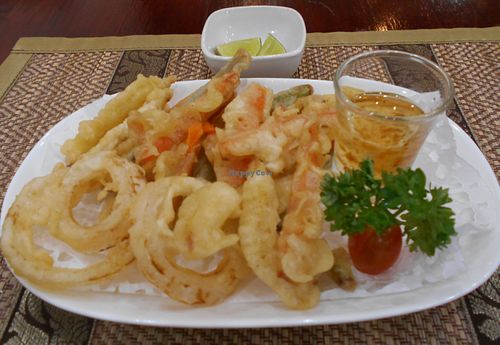 Vegetable Tempura at Papa's Kitchen in Pattaya