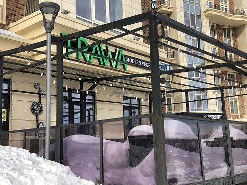 Winters day  at Trawa Modern Vegetarian in Nur-sultan