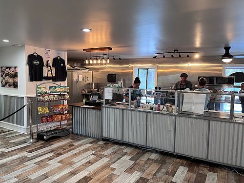 Counter & food prep at Sierra Subs & Salad in Three Rivers