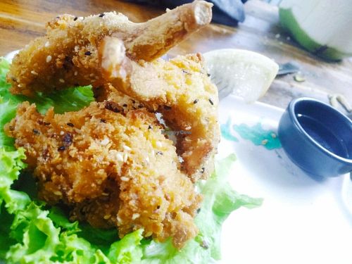 Mushroom ribs at Koh Phangan Vegan Cooking School in Koh Phangan