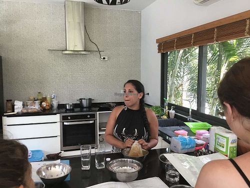 Vegan cooking workshop August 2019 at Koh Phangan Vegan Cooking School in Koh Phangan
