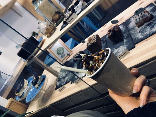 Caramel soft serve  at The Cream in Barcelona