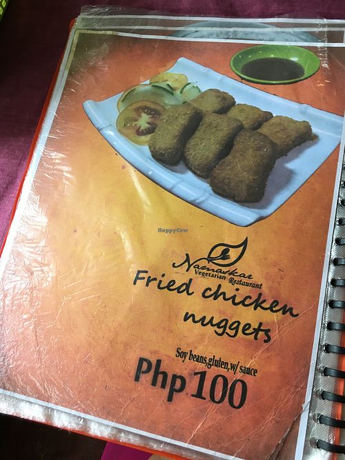 chicken nuggets (we ordered these and got 5 pieces)  at Namaskar Vegetarian Restaurant in Puerto Princesa