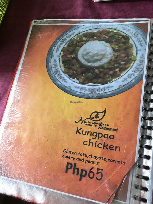 kungpao at Namaskar Vegetarian Restaurant in Puerto Princesa