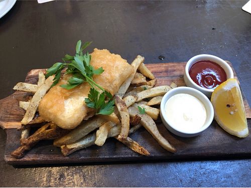 Fish and Chips at The Local Gastro Pub in Barrie