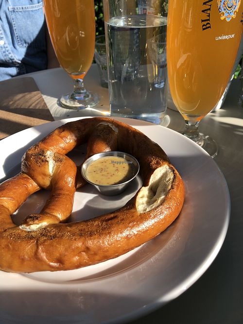 Pretzel  at Bowhead Pub in Montreal