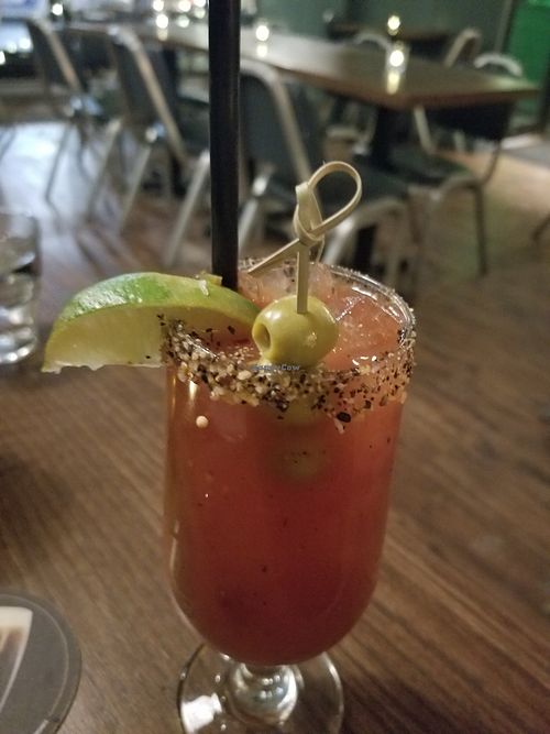 Virgin Bloody Mary at Bowhead Pub in Montreal