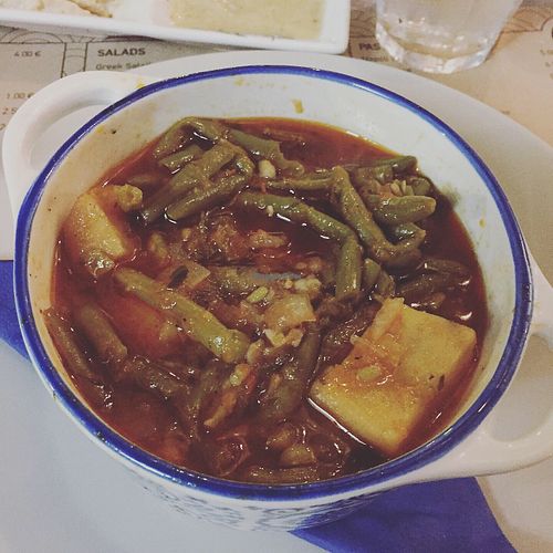 Green Beans & Potato stew  at Oniro Art Meze in Rhodes