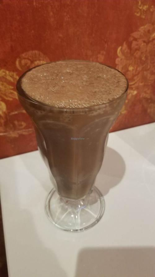 Chocolate milkshake at Plant Based Mafia in Palm Beach Gardens