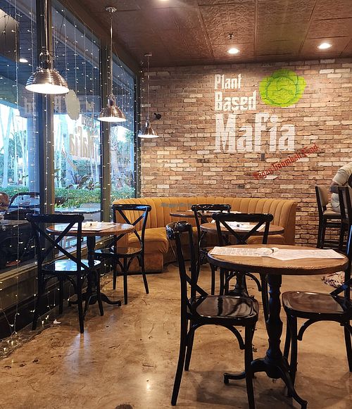 Inside at Plant Based Mafia in Palm Beach Gardens