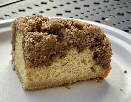 Vegan coffee cake  at The Marigold Mercantile in Marina Del Rey