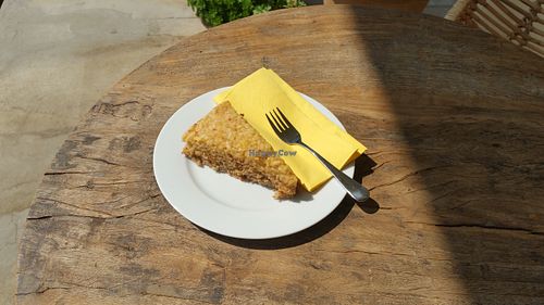 Swedish apple cake at Raum 18 in Stein Am Rhein