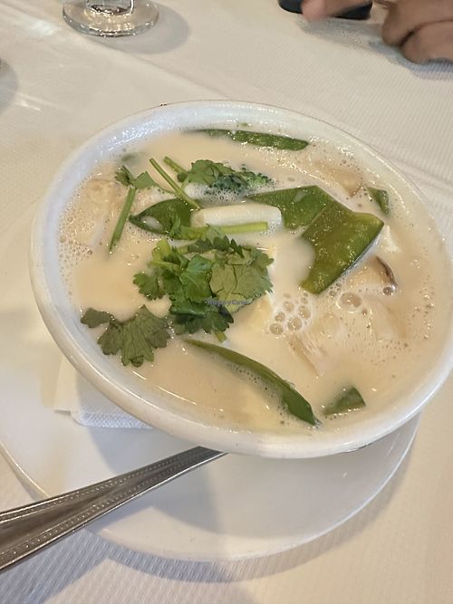 Tom Kha Soup  at Sri Pra Phai in Woodside