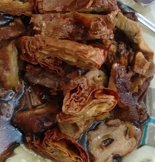 Trio of mock.meat at Zen Fut Sai Kai Vegetarian in Central Singapore