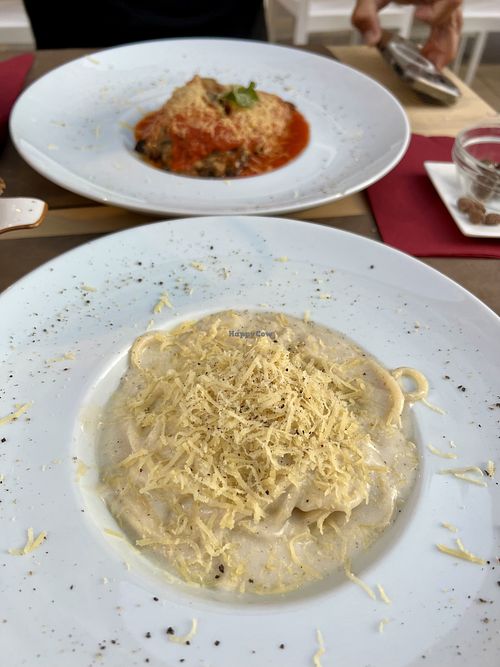 Melanzane & Cashew e pepe  at Cavo Bistrot in Cagliari