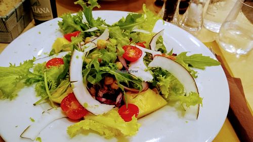 Tropical aalad at Cavo Bistrot in Cagliari