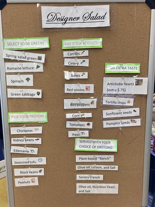 Build-Your-Own Salad Menu at Health Habit in Valley Springs