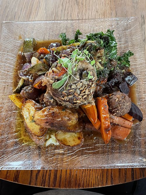 Sunday lunch  at Cosmic Kitchen in Plymouth