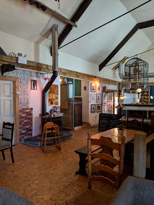 interior at Cosmic Kitchen in Plymouth