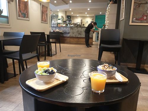 Vegan breakfast at La Tetera in Terrassa