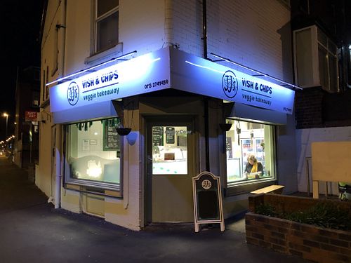 Late night feast at JJ's Vish & Chips in Leeds