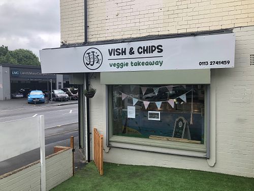Open for business  at JJ's Vish & Chips in Leeds