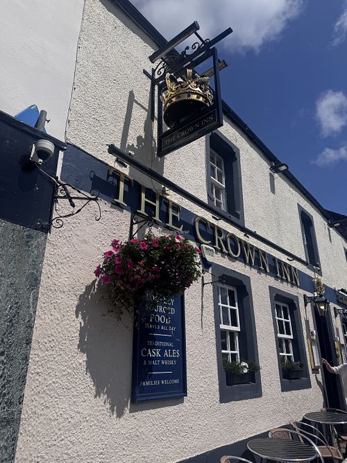 Outside   at The Crown Inn in Biggar